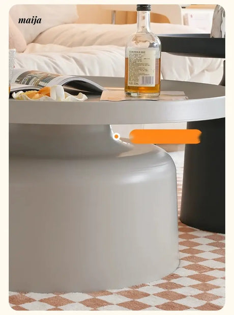 PUMPKIN BOX Nordic Iron Art Bedside Table from PUMPKIN BOX