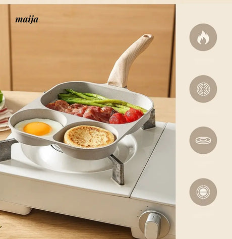 CAROTE Multi-Purpose Breakfast Pan for Eggs and Steak from CAROTE