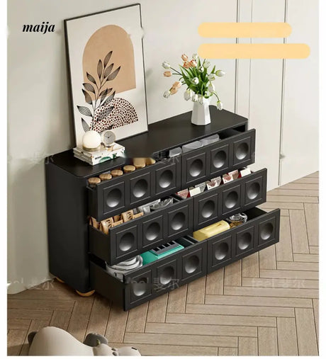 FEEL Medieval Black Chest of Drawers from FEEL