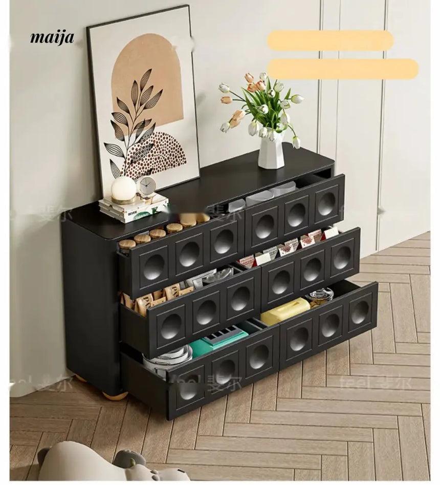 FEEL Medieval Black Chest of Drawers from FEEL