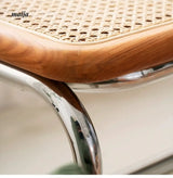 LOWERLEFT Rattan Shoe Stool from Lower Left