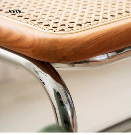 LOWERLEFT Rattan Shoe Stool from Lower Left