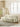 SMALL HIBISCUS Cream Wavy Cloth Sofa Beauty Salon from SMALL HIBISCUS