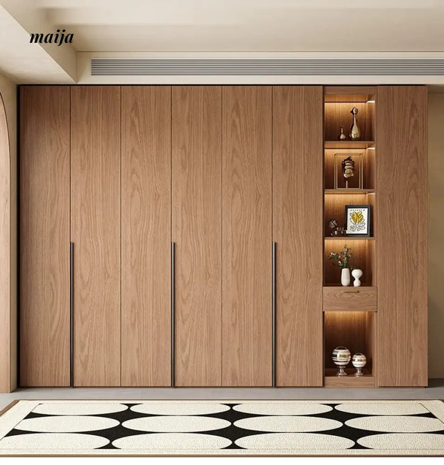 MEIHOUSE French Glass Door Romantic Bedroom Wardrobe Cabinet from MEIHOUSE