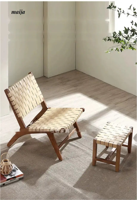 RATTAN CRAFTSMAN Balcony Saddle Chair from RATTAN CRAFTSMAN