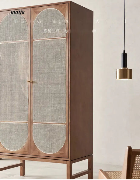 RATTAN CRAFTSMAN Retro Bedroom Wardrobe from RATTAN CRAFTSMAN