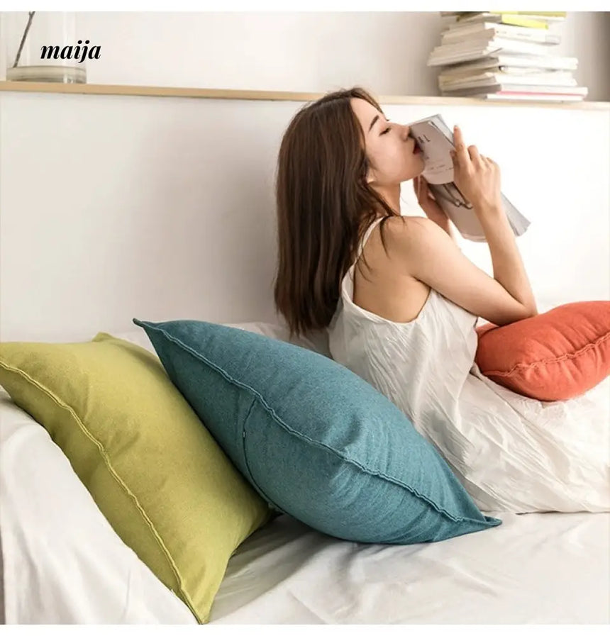 MAN YUE HOME Scandinavian Sofa Pillowcase with Cotton Cover from MAN YUE HOME