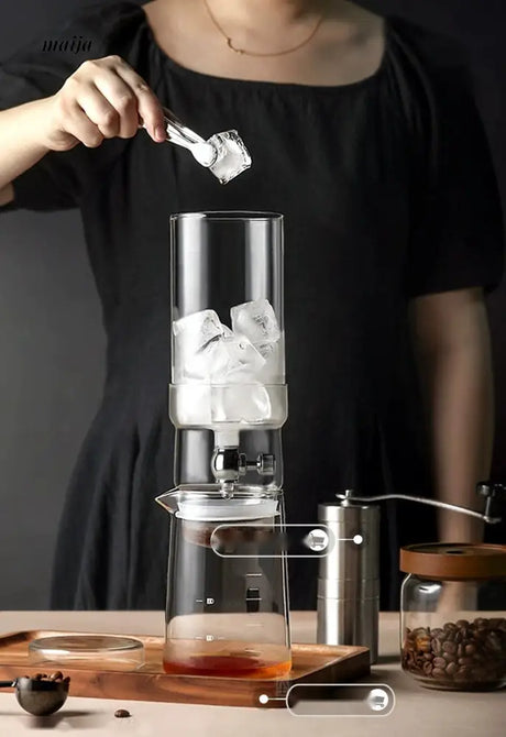 JOTO Ice Drop Coffee Pot Dripping Glass Coffee Set from JOTO