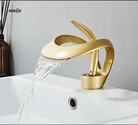 Crown Waterfall Basin Faucet from Kaiyashi
