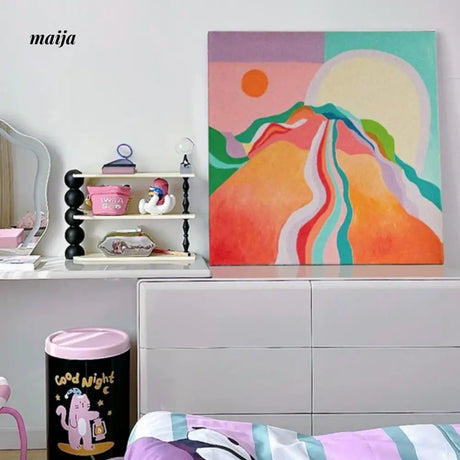 Rainbow Mountain Adventure Print from maija