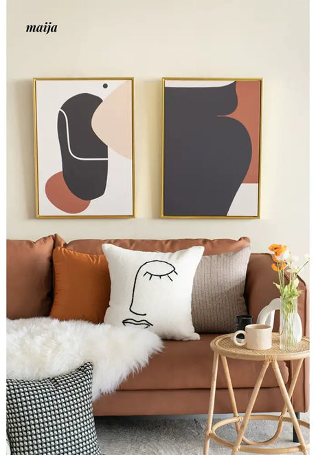 MISTYWOOD Black and White Decorative Pillow Sleeve from MISTYWOOD