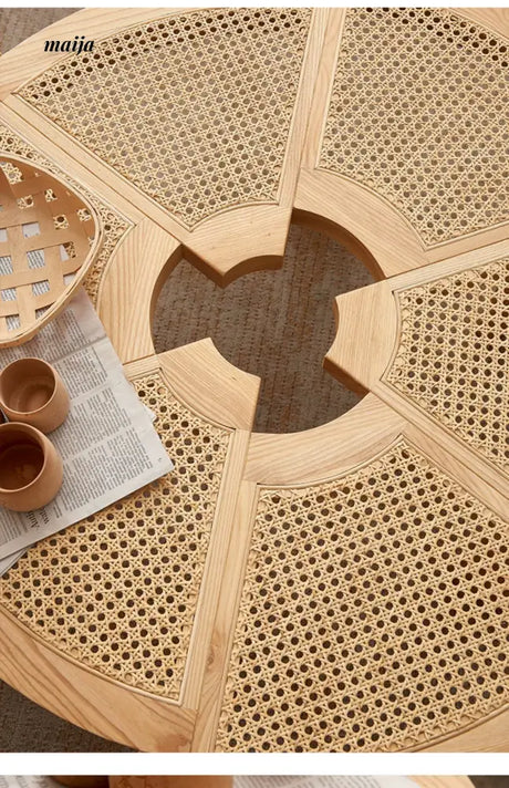 19 DREAM SPACE Rattan Tea Table from 19 DREAM SPACE