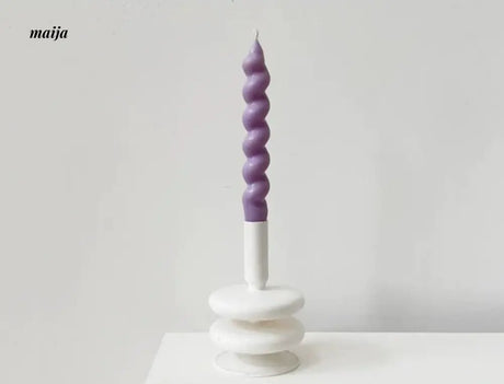 COLOURHUNTER Retro Pilsan Spiral Candle from maija
