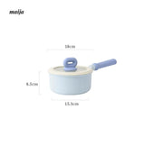Pastel Blue Milk Steam Pot from CAROTE