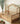 IJOYS Natural Wood Children's Crib with Fence and Bookshelf from IJOYS