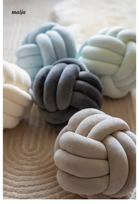 MISTYWOOD Creative Knot Rope Sofa Pillow from MISTYWOOD
