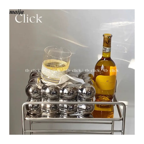 CLICK Cute Ceramic Storage Box with Silver Wipes Holder from CLICK