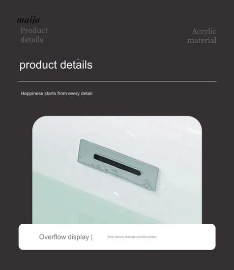 Solid Colour Acrylic Bathtub from maija