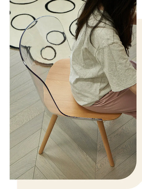 LAZYSPACE Evelyn Acrylic Highchair from LAZYSPACE