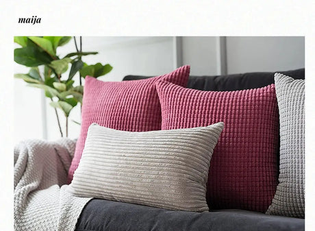 MISTYWOOD Scandinavian Cotton Yellow Pillowcase from MISTYWOOD