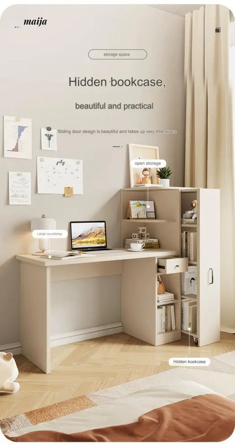 Sumaya Desk with Shelves from maija