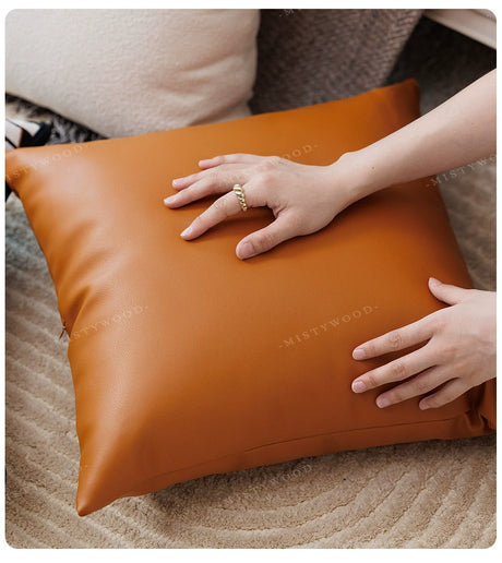 MISTYWOOD Black and White Abstract Pillow from MISTYWOOD