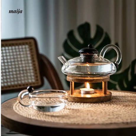Wooden Candle Heating Stove from Zodian