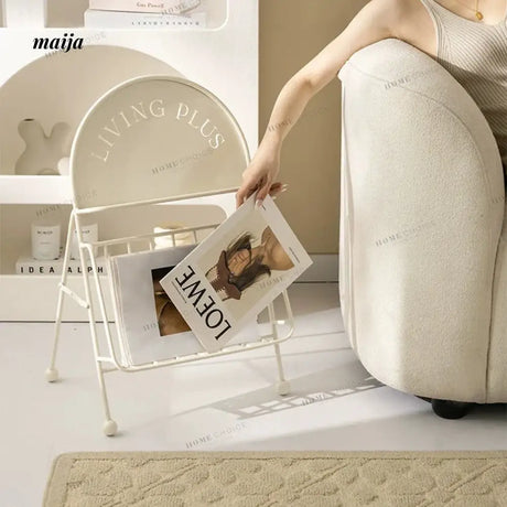 LIVINGPLUS Iron Folding Magazine Shelf from LIVINGPLUS
