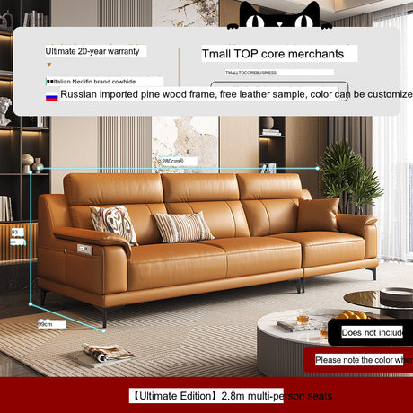 DIPU Zara Italian Cowhide Sofa from DIPU