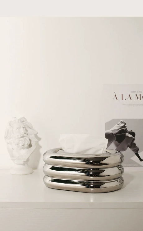 LENYVASEN Elodie Silver Ceramic Storage System from LENYVASEN