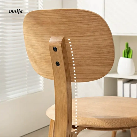 MIKA Modern Solid Wood Backrest Chair from MIKA