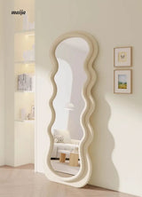 Wide Frame Wavy Mirror from Yueyang