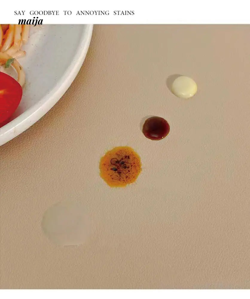 Oval Leather Placemat from maija