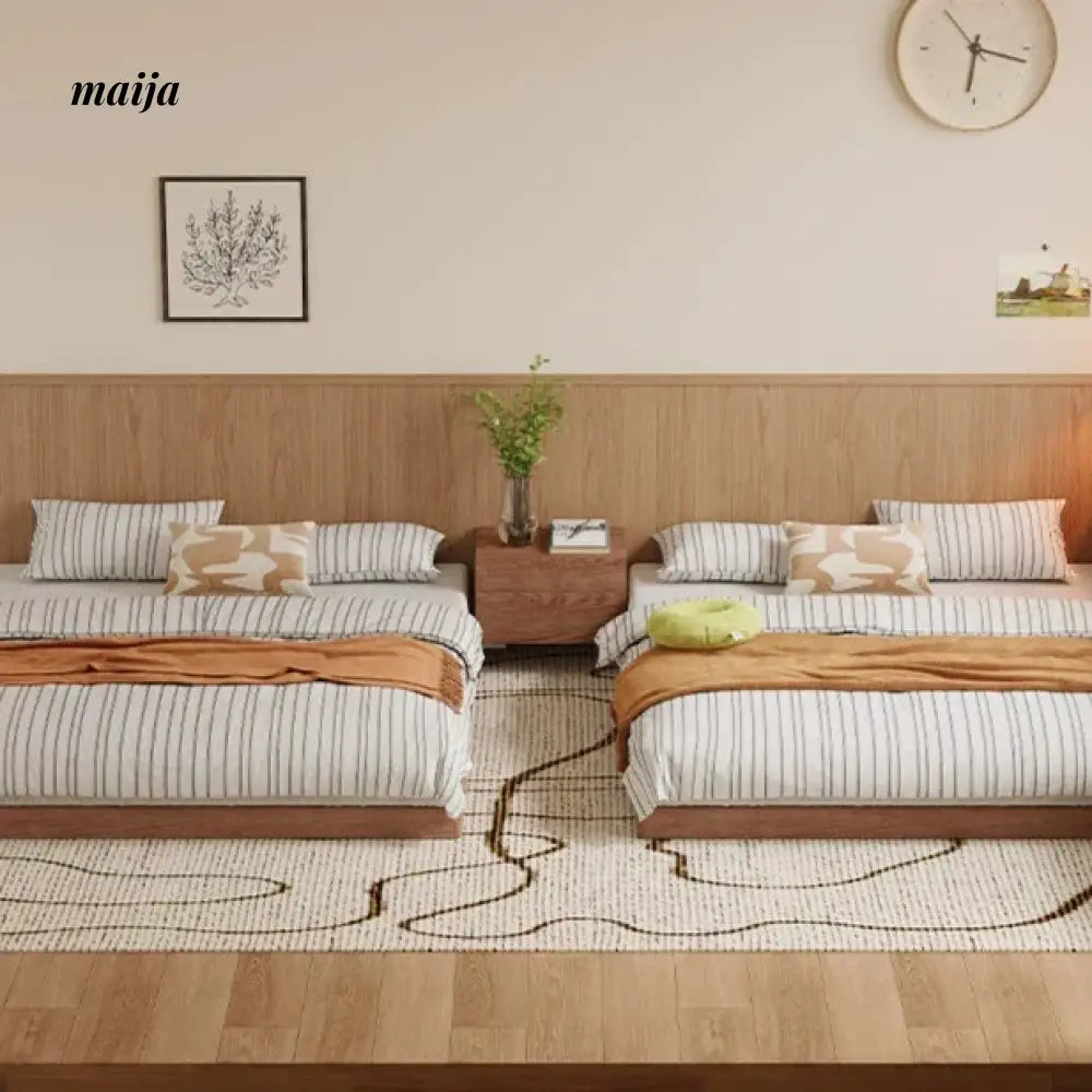 Tatami Solid Wood Platform Bed from AI
