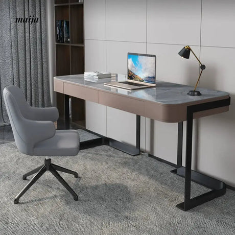 LATE AUTUMN Luxury Rock Board Desk with Chair Combination from LATE AUTUMN