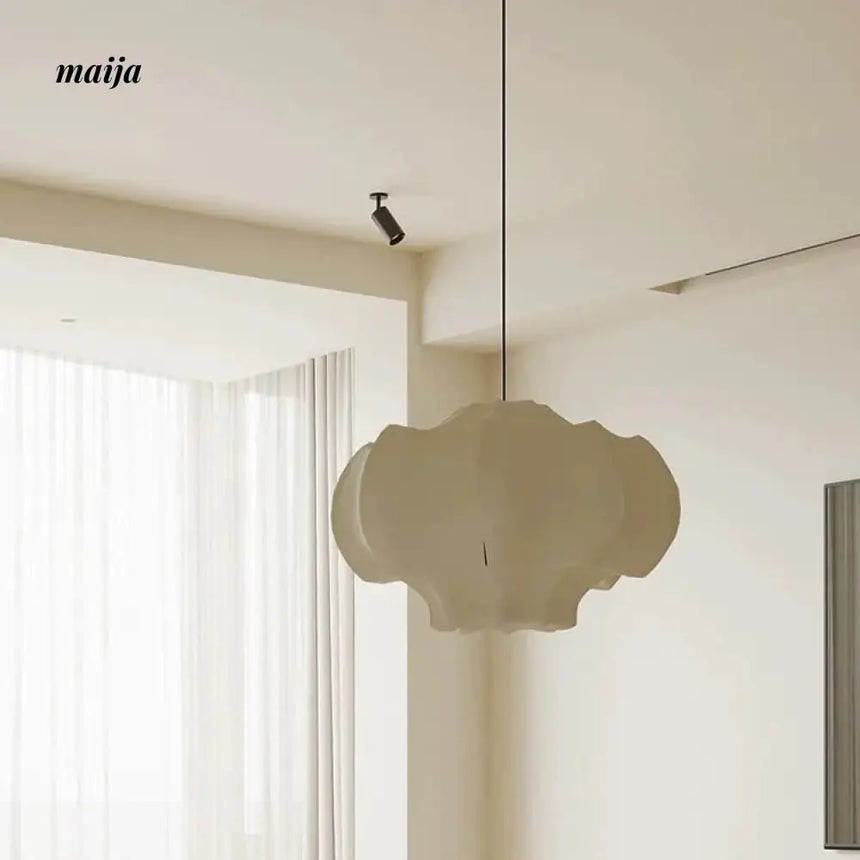 Gracie Cream Silk Ceiling Pendant Light from maija