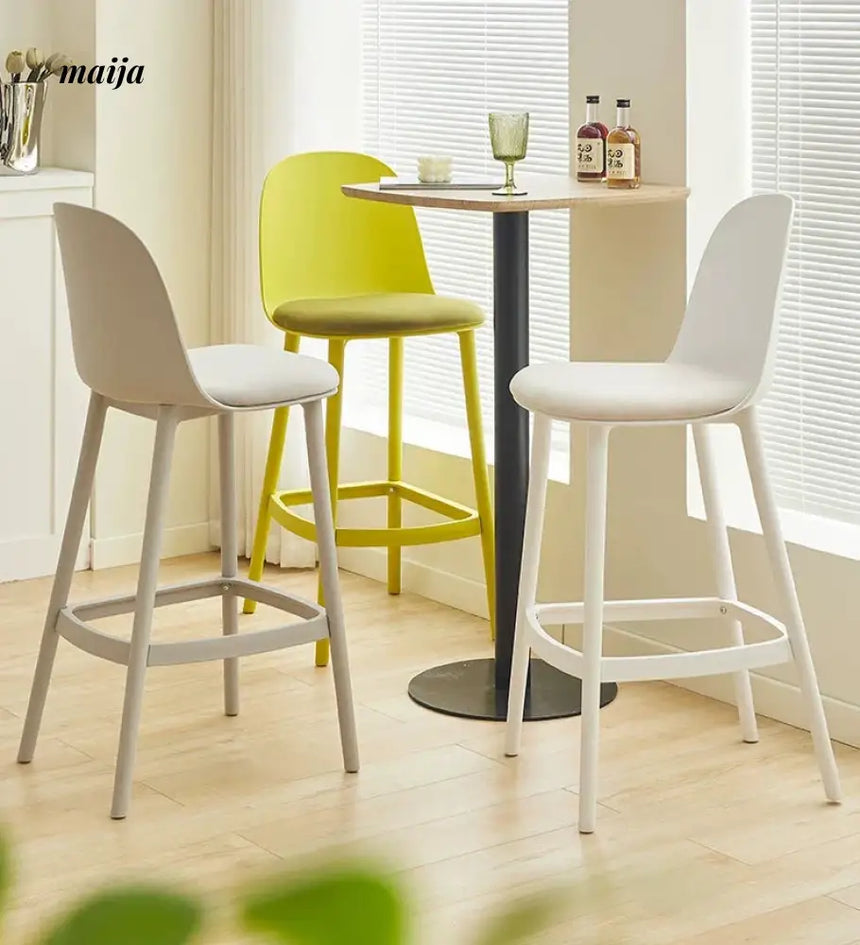 Colourful Plastic Bar Stool from BENCHAO