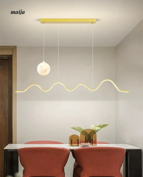 GVG Moon and Mountain Ceiling Lamp from GVG