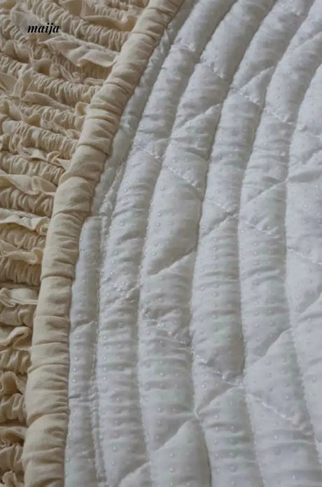 Pleated Cotton Rug from maija