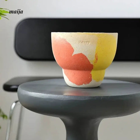 KERRY Handmade Abstract Colour Splash Flower Pot from maija