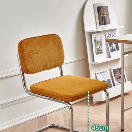 LAZYSPACE Olivia Light Luxury Leather Chair from LAZYSPACE