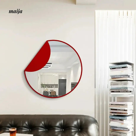 The Story Of Time Red Wall Mirror from maija