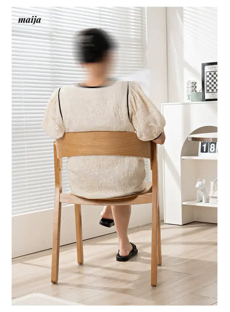 MIKA White Oak Backrest Dining Chair from MIKA