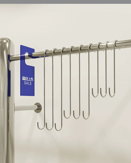 SM Zoe Stainless Steel S-Hook Clothing Rack from SM