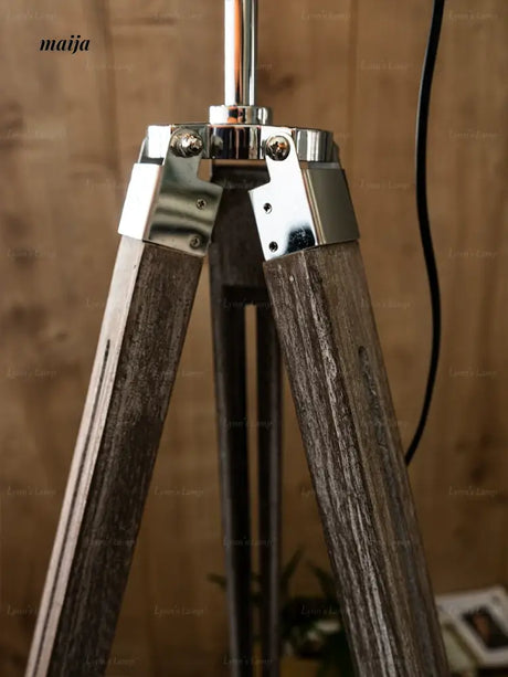 LYNN Tripod Wooden Floor Lamp from Lynn's Lamp