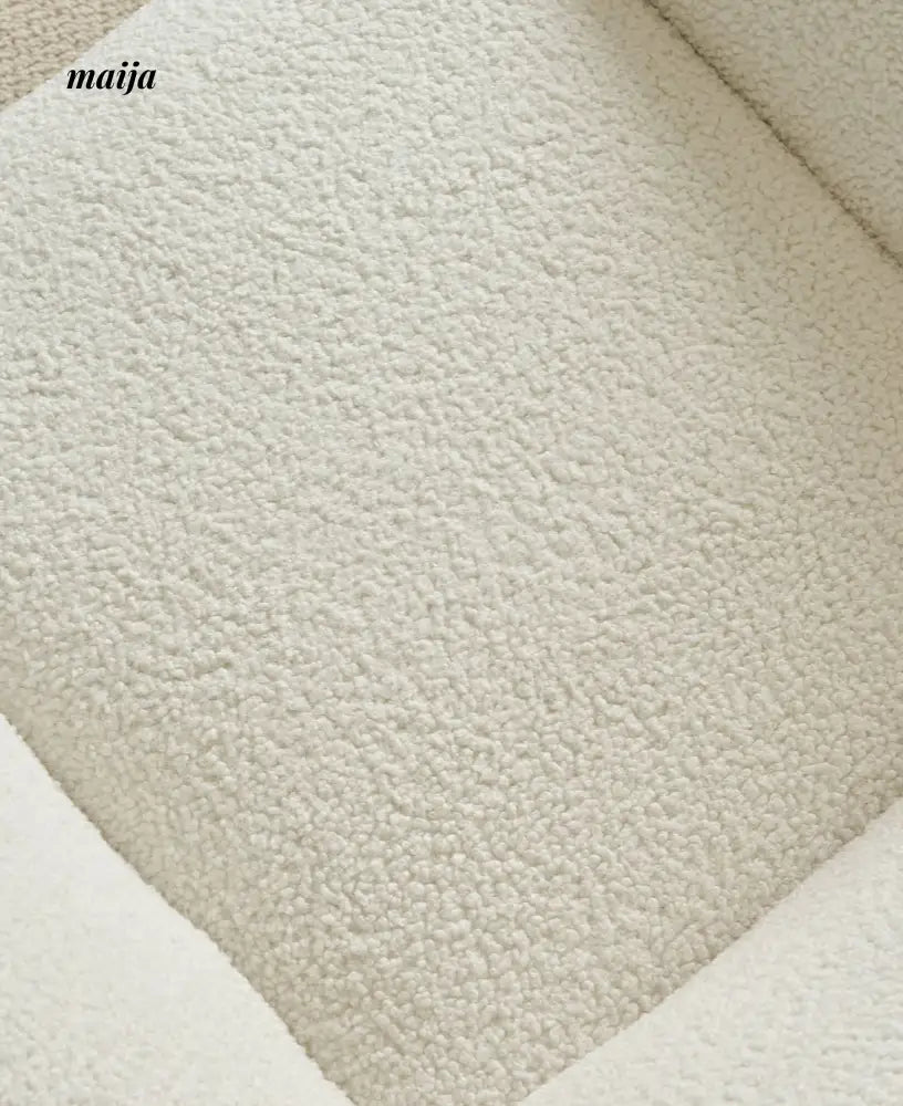 Eggshell Teddy Velvet Chair from maija