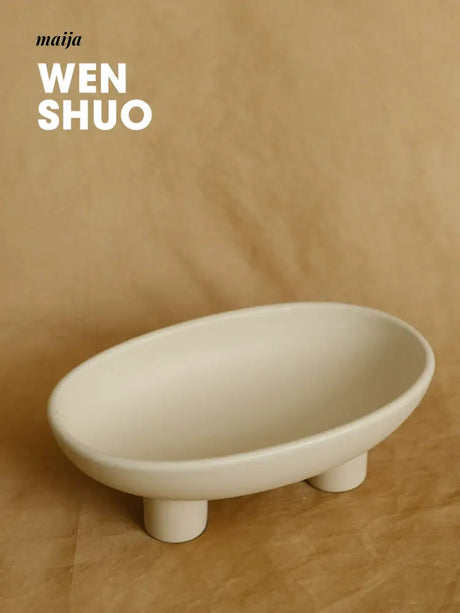 WENSHUO Cream Soap Holder Set from WENSHUO