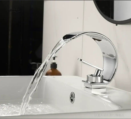 C Shaped Waterfall Faucet from Kaiyashi