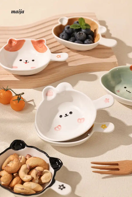 Cute Animal Small Sauce Plate from Kumagai Group