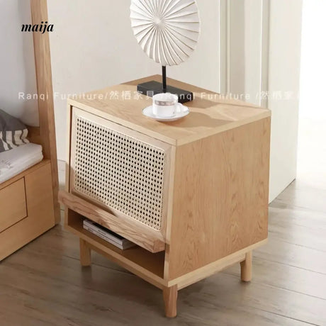 RATTAN CRAFTSMAN Wooden Bedside Cabinet from RATTAN CRAFTSMAN